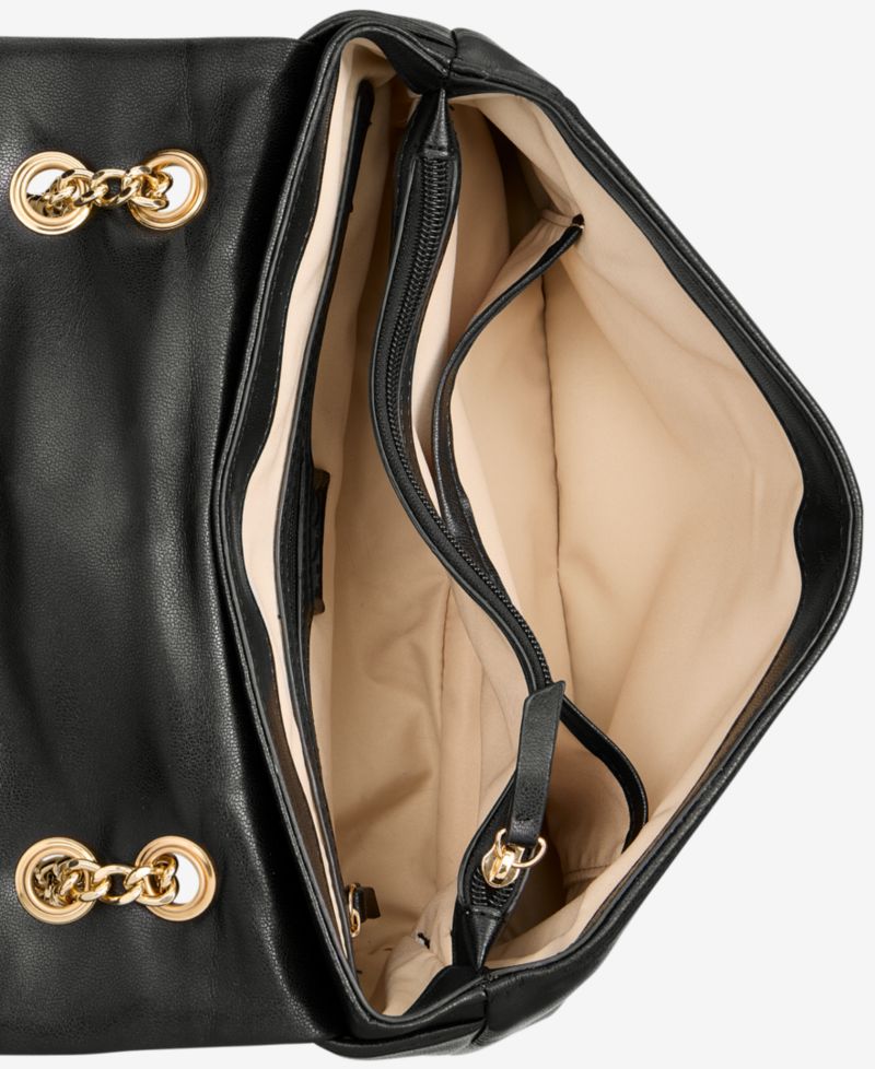 Soft Ajae Solid Quilted Shoulder Bag
