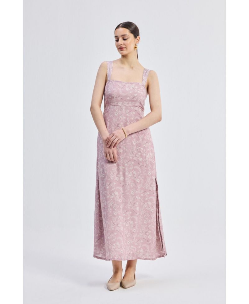 Women's Perfect Floral Maxi with Tapered Straps