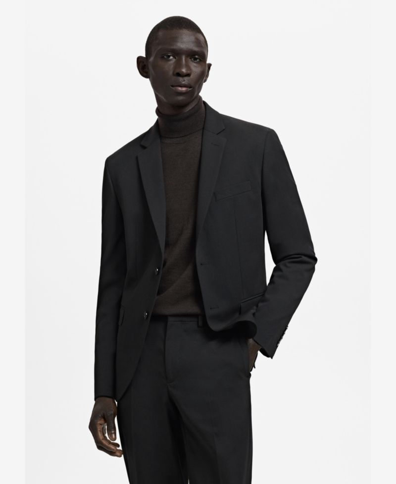 Men's Stretch Fabric Super Slim-Fit Suit Jacket