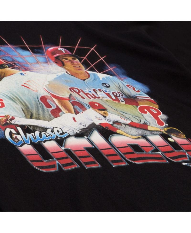Men's Chase Utley Black Philadelphia Phillies Legendary Collage Player T-Shirt