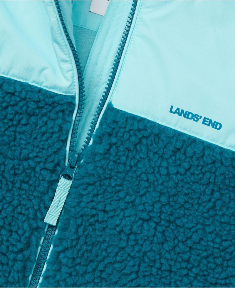Kids Water Resistant Mixed Media Insulated Jacket