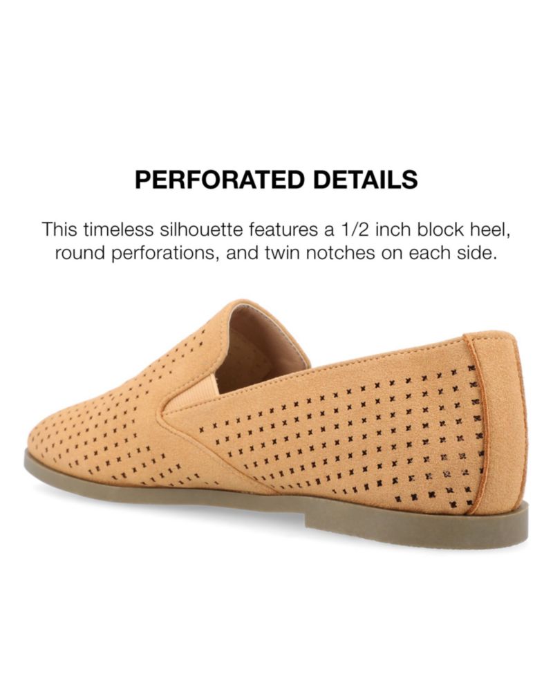 Women's Lucie Perforated Slip On Loafers