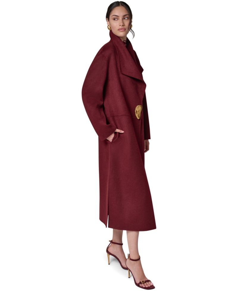 Women's Wool-Blend Oversized Coat