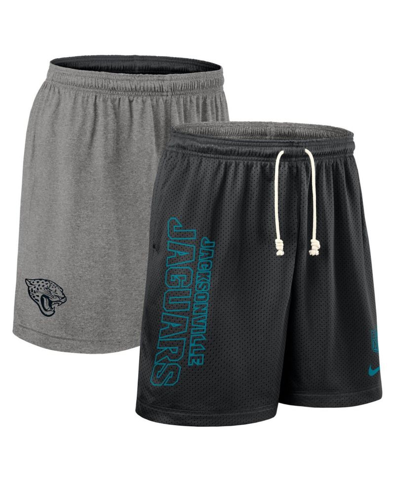 Men's Black Jacksonville Jaguars Sideline Reversible Performance Shorts