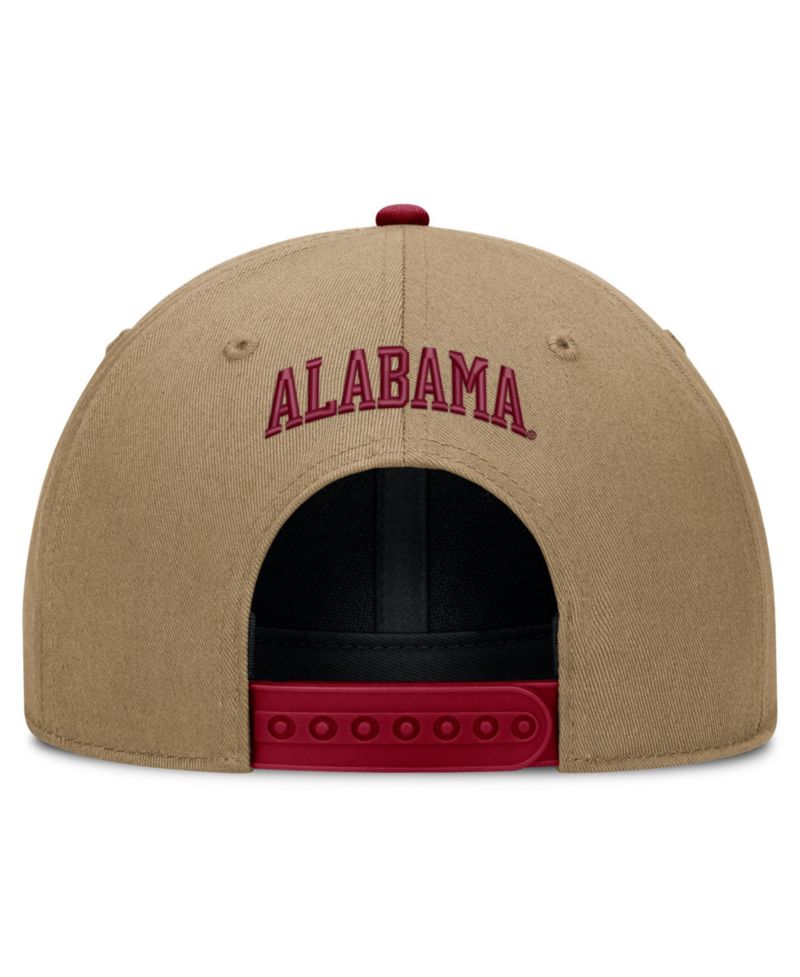 Men's and Women's Beige/Crimson Alabama Crimson Tide Primetime Rise Dri-FIT Adjustable Hat