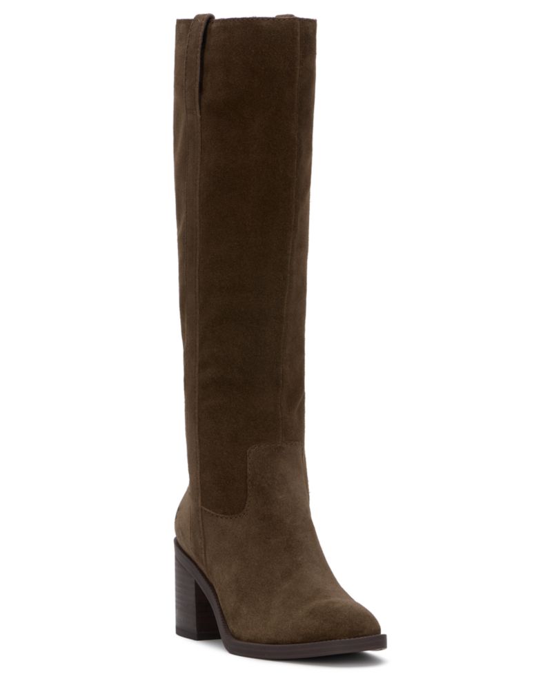 Women's Adana Tall Block Heel Boots, Regular, Wide and Extra-Wide Calf