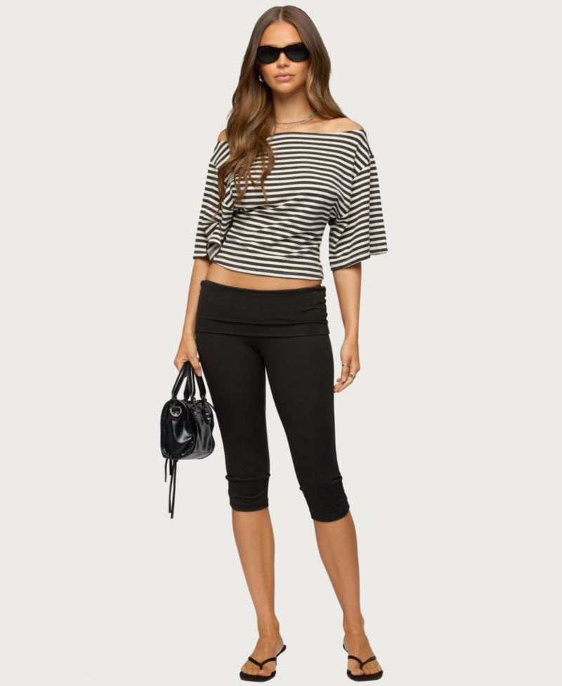 Women's Jadan Striped Off Shoulder Top