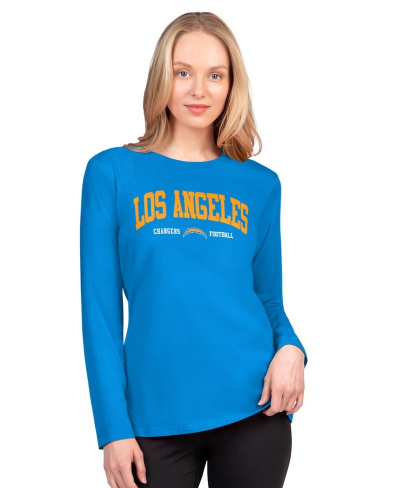 Women's Powder Blue Los Angeles Chargers Best Play Long Sleeve T-Shirt