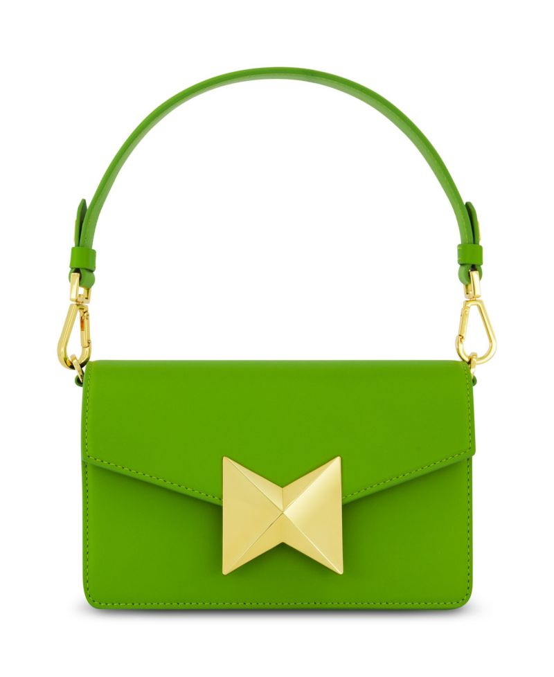 Classic Leather Gold Plated Hardware Shoulder Bag