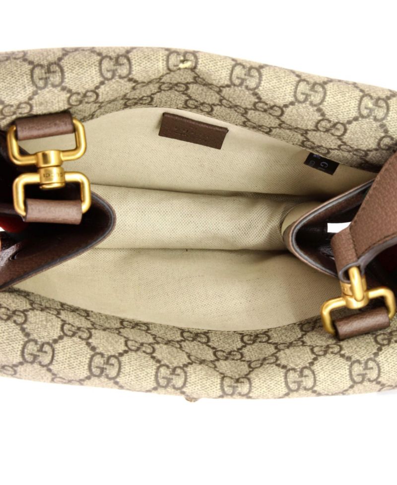 Small Neo Vintage Flap Messenger GG Coated Canvas