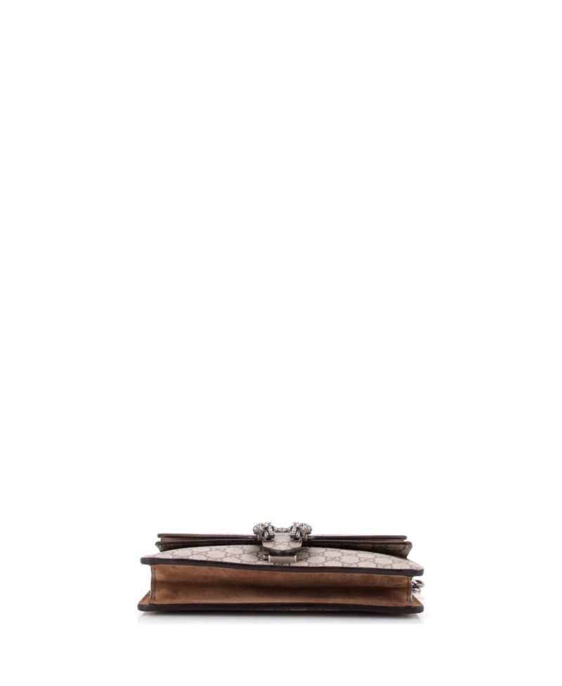 Small Dionysus Bag GG Coated Canvas with Crystal Embellished Metal