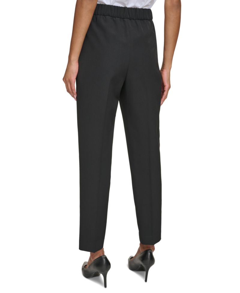 Karl Lagerfeld Women's Logo Slim-Leg Pants