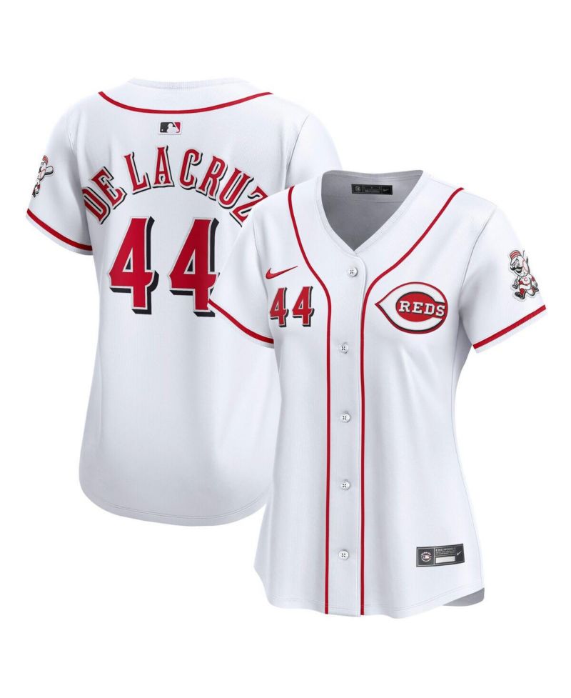 Women's Elly De La Cruz White Cincinnati Reds Home Limited Player Jersey