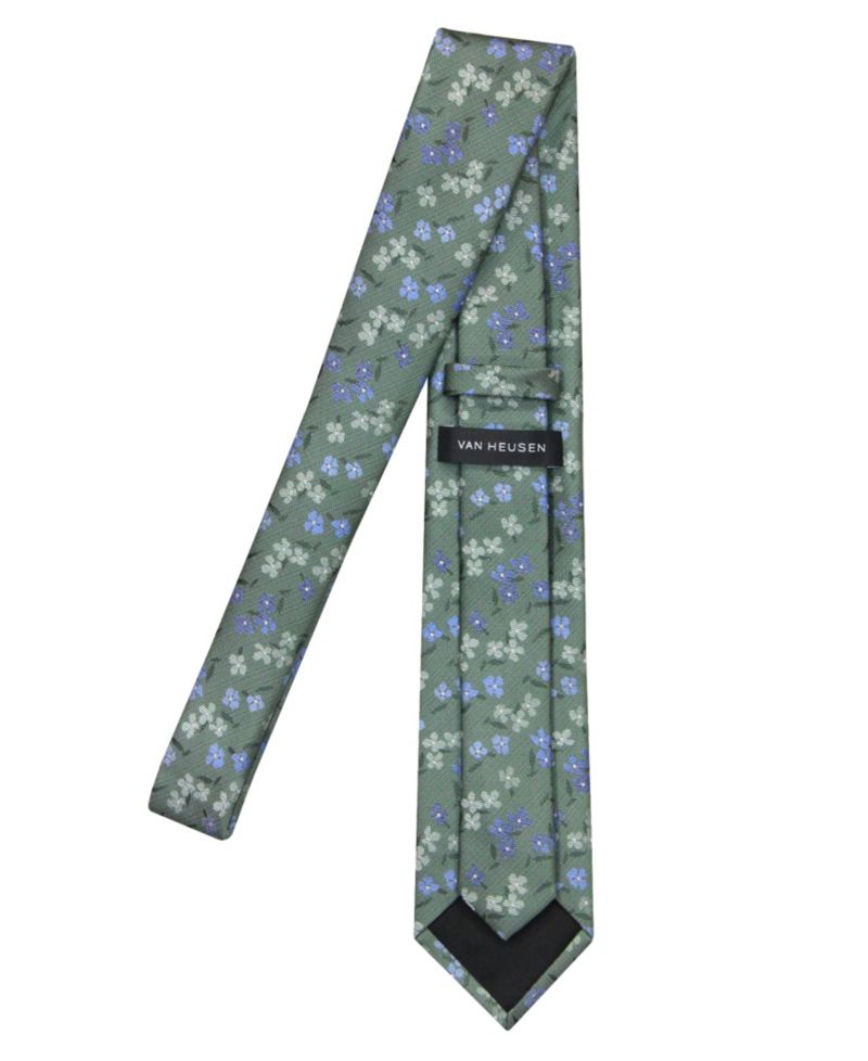 Men's Small Floral Tie