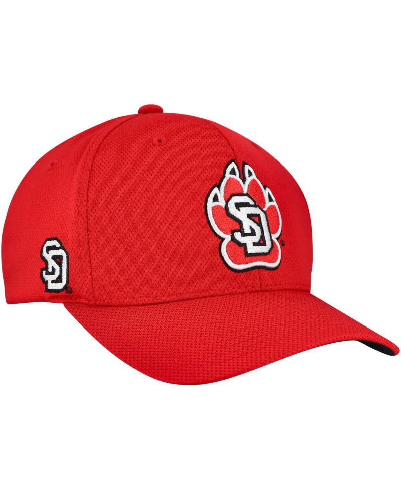Men's Red South Dakota Coyotes Reflex Performance Flex Hat