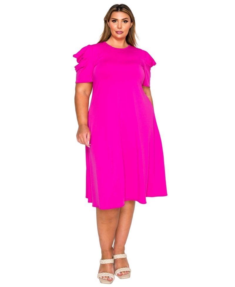 Plus Size Aleyna Flare Dress