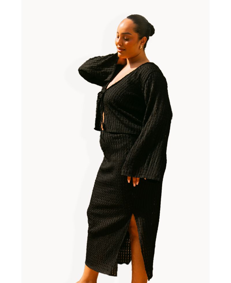 Women's Curve Crochet Resort Midi Skirt