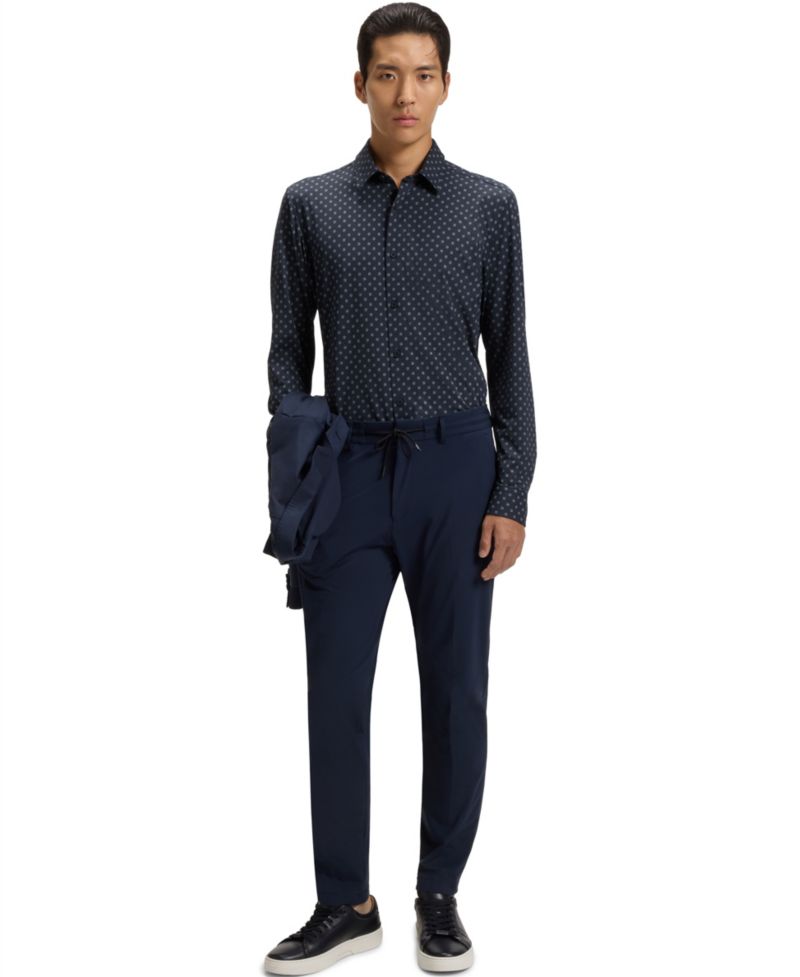 Men's Performance Slim-Fit Dress Shirt