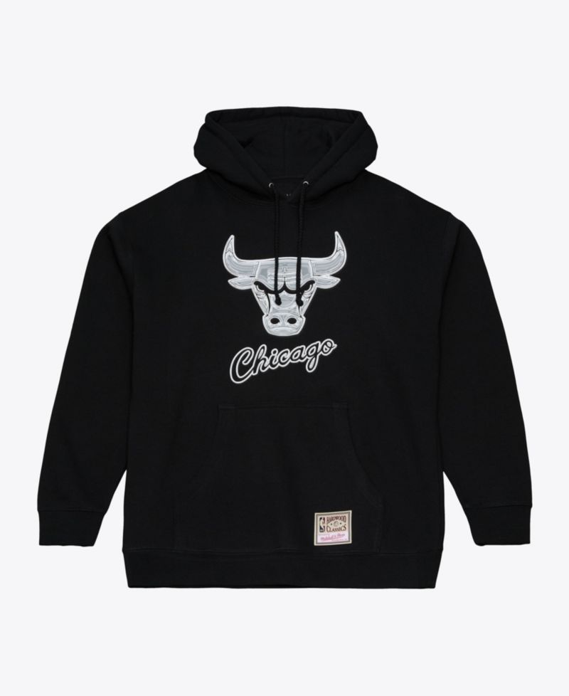 Men's Black Chicago Bulls Chrome Hoodie