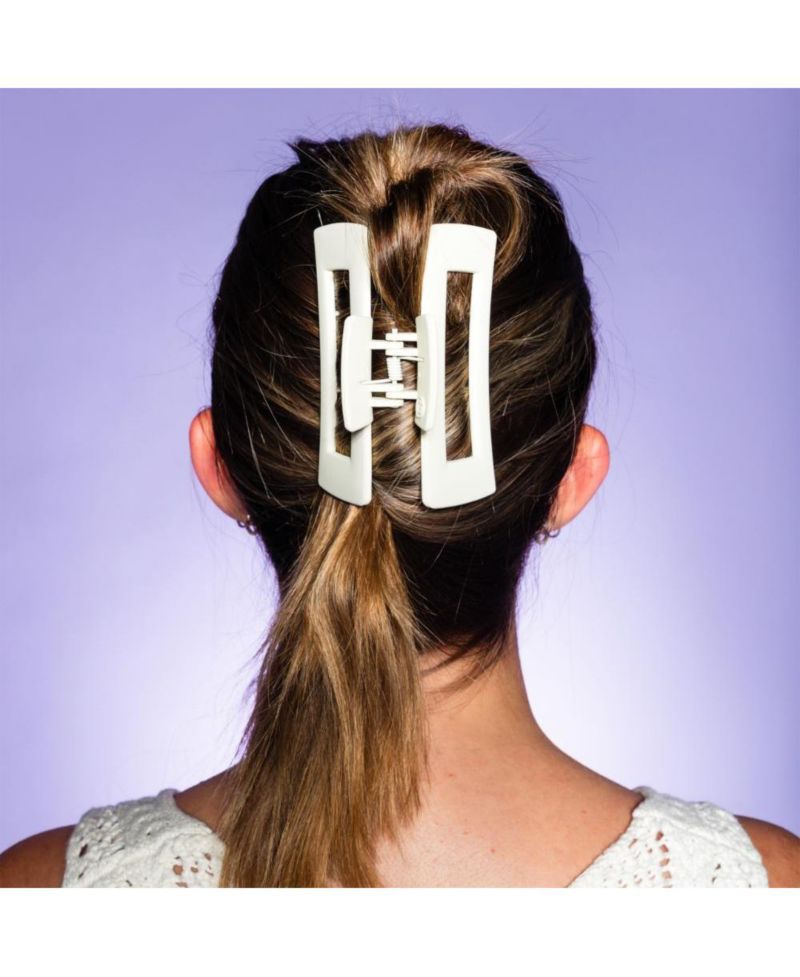 XL Thick Hair - X-Long Hair Holds More - Velvet-Like Finish Clip for All Lock Types - Essential, Retractable Clip - 2 Pack