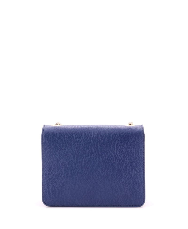 Small Interlocking Shoulder Bag Leather