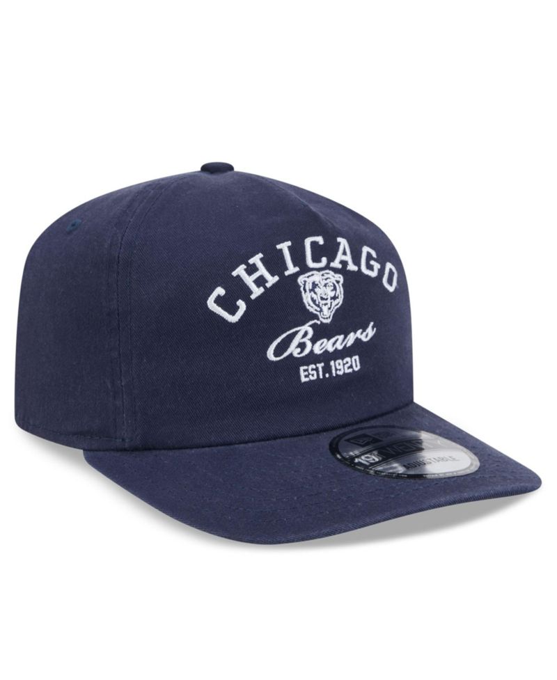 Men's Navy Chicago Bears Stacked 19TWENTY Adjustable Hat