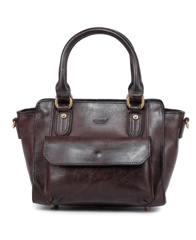 Pansy Small Leather Satchel Bag