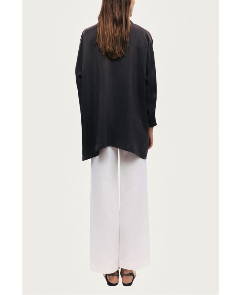 Women's Front-Tie Longline Shirt