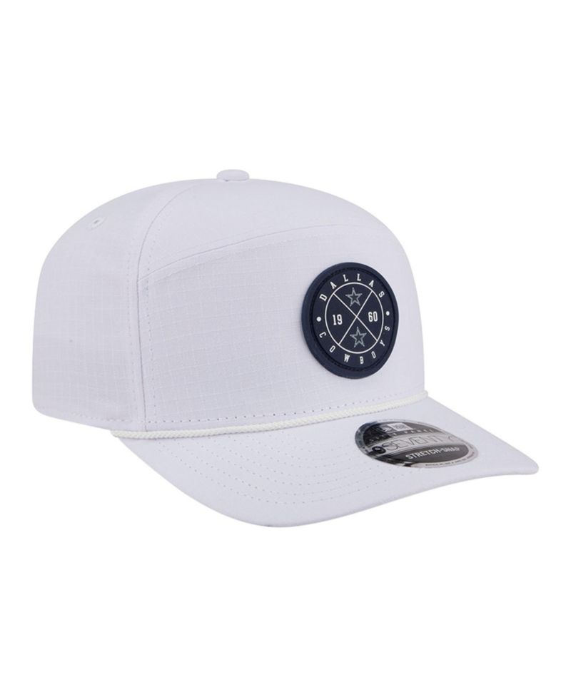 Men's White Dallas Cowboys Quick Strike Split Panel 9SEVENTY Stretch-Snap Hat