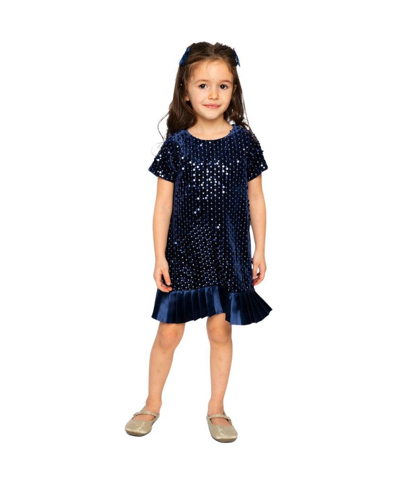 Girls (6-14) Short Sleeve A-Line Dress