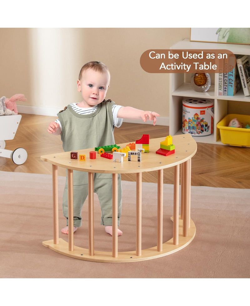 Montessori 6-in-1 Climbing Arch with Cushion