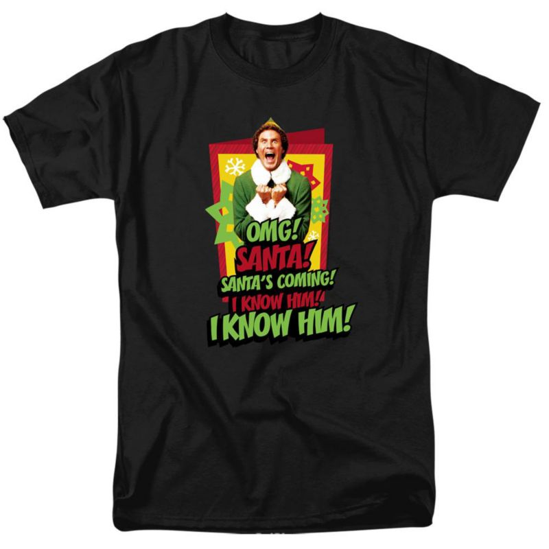 Men's Santa's Coming! I Know Him! T Shirt
