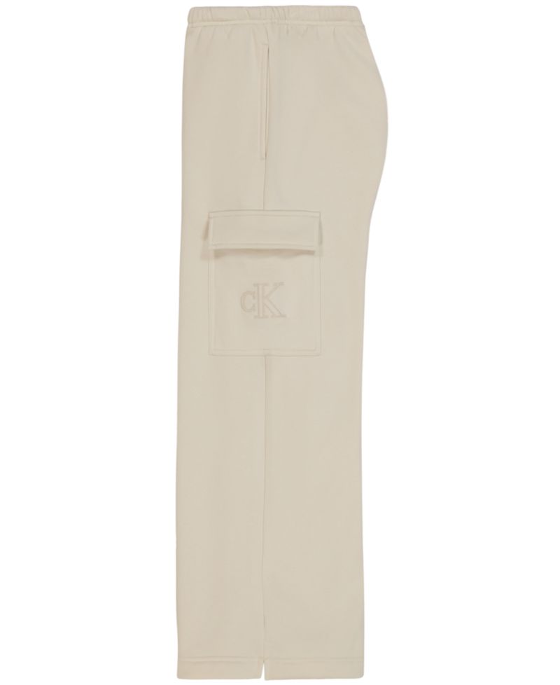 Girls' 7-16 Monologo Wide-Leg Cargo Fleece Pants