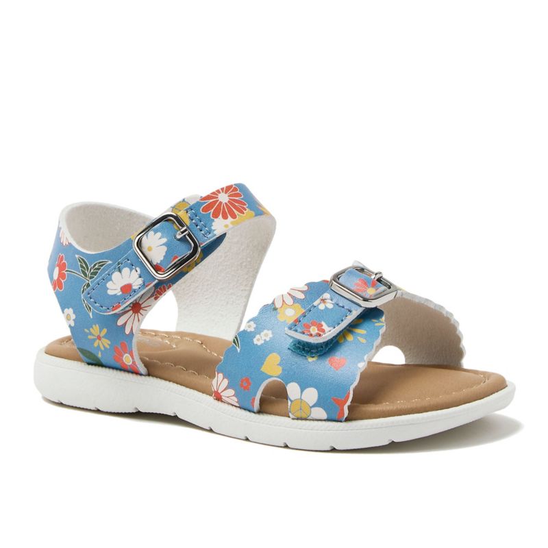 Toddlers Easy On Scalloped Sandals