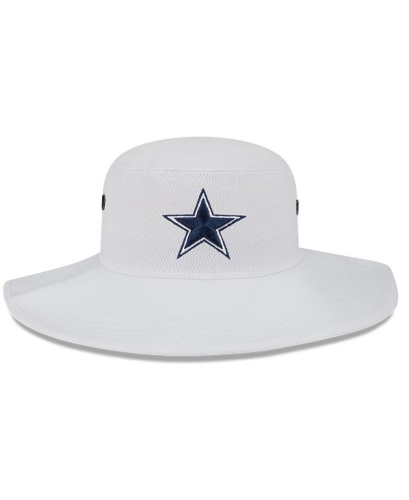 Men's White Dallas Cowboys 2023 NFL Training Camp Panama Bucket Hat