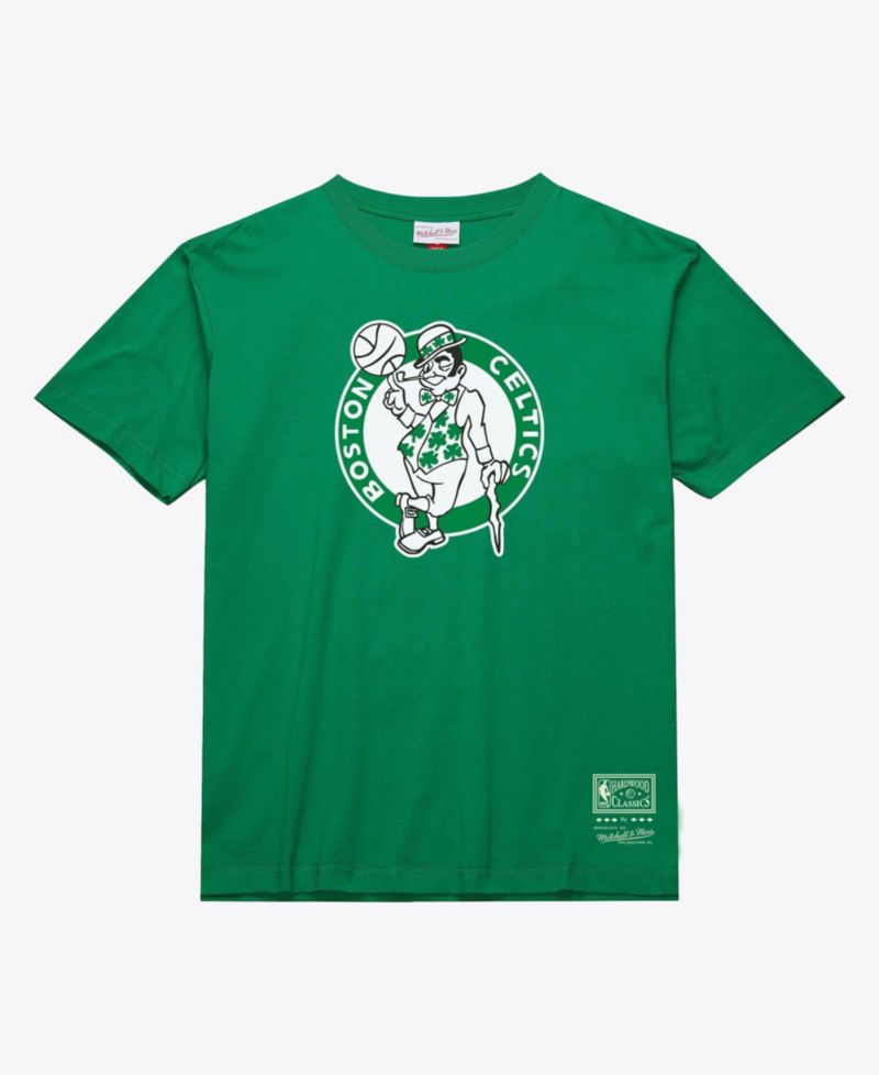 Men's and Women's Boston Celtics Hardwood Classics Screen Print T-Shirt