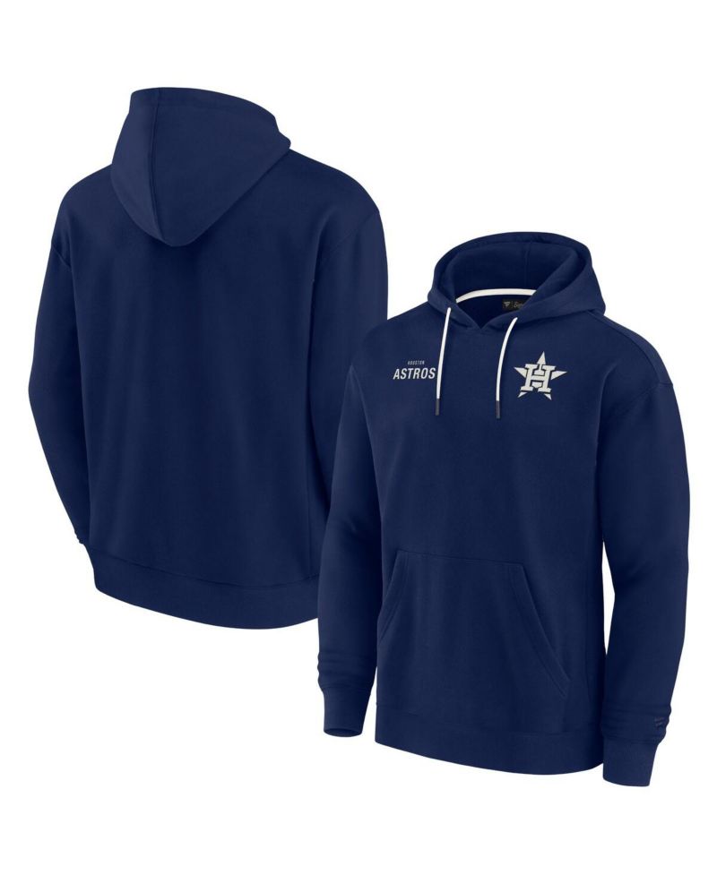 Men's and Women's Navy Houston Astros Super Soft Fleece Pullover Hoodie