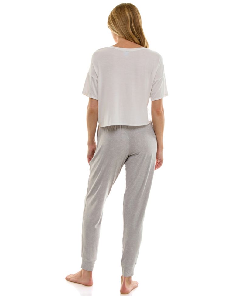 Women's Ultra-Soft Jogger Pajama Bottoms, Set of 2