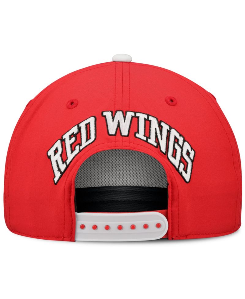 Men's Red Detroit Red Wings On Stage Podium A-Frame Adjustable Hat