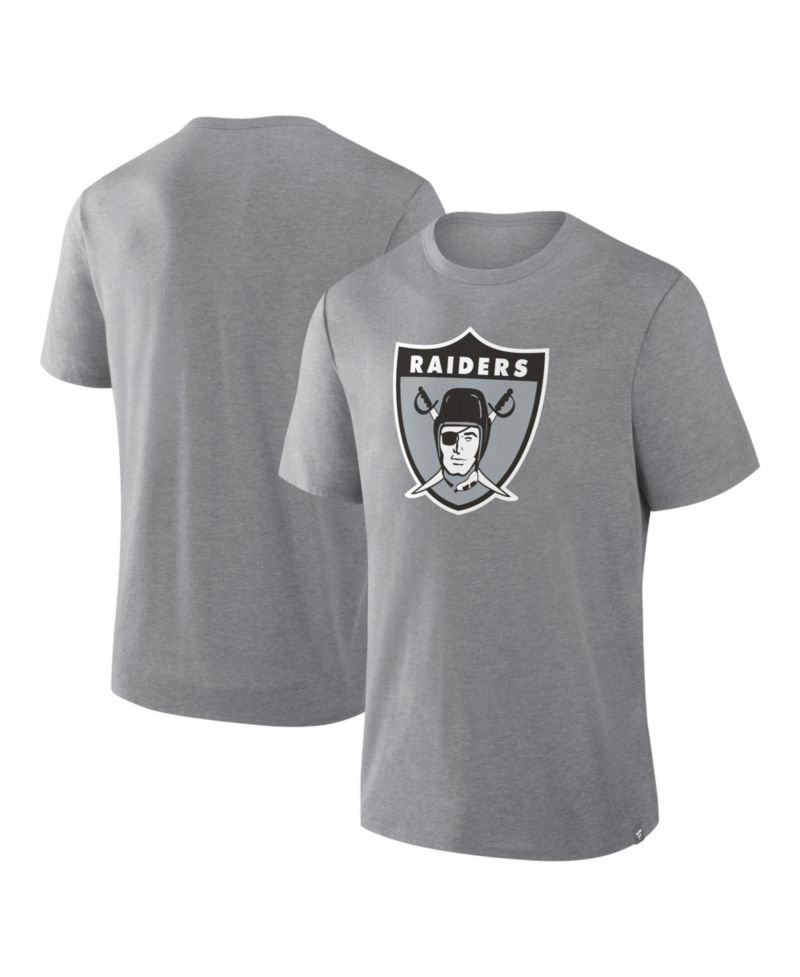 Men's Las Vegas Raiders Vintage Heritage Tribute Graphic Tri-Blend T-Shirt