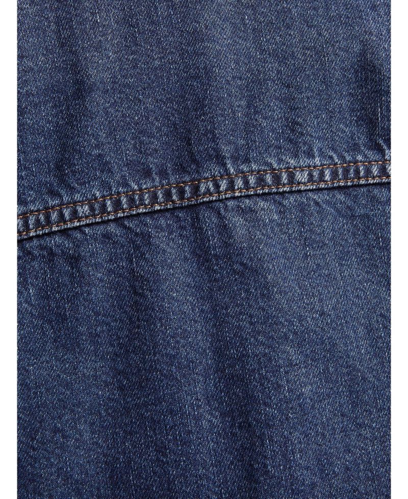Women's Long Sleeve Patch Pocket Denim Jacket