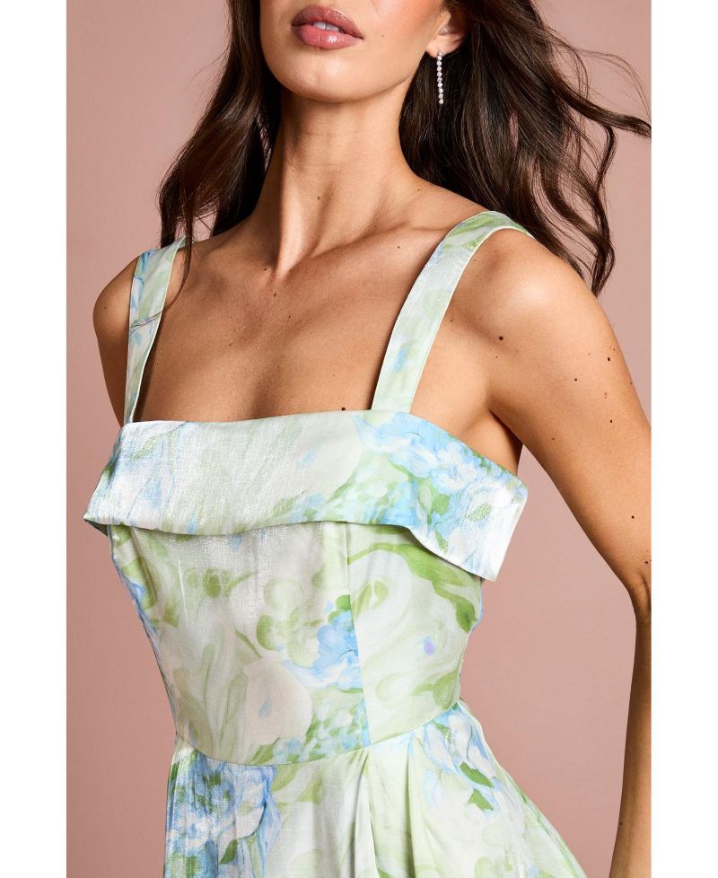 Women's Organza High Low Maxi Dress