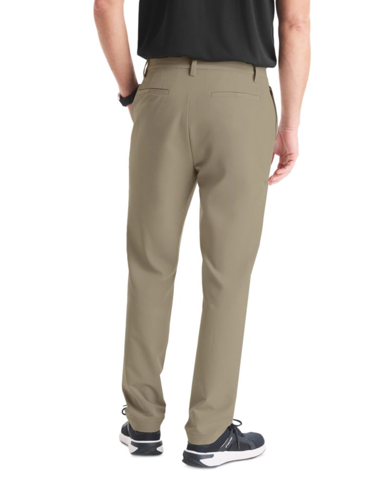 Men's Signature Slim-Fit Flat-Front Performance Pants