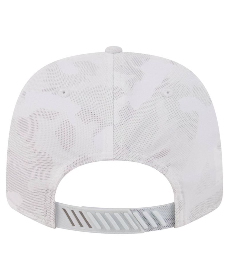 Men's White Las Vegas Raiders Camo Rope 9SEVENTY Adjustable Hat