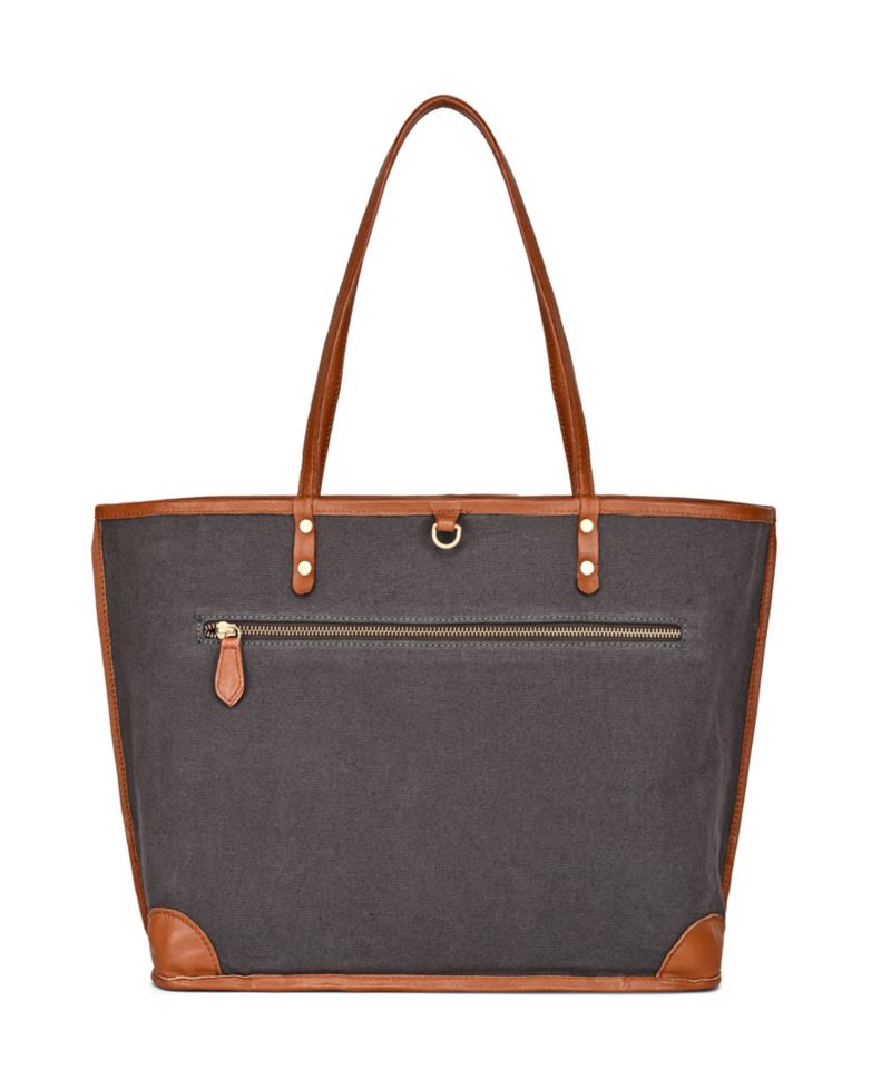Camellia Large Reversible Leather Tote Handbag