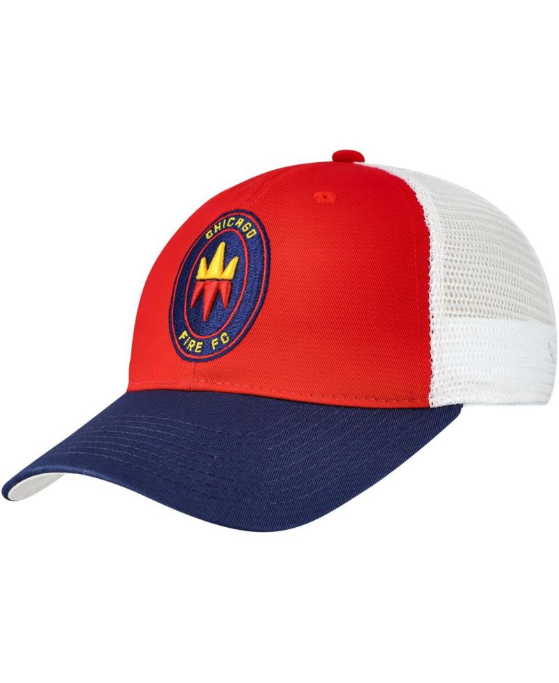 Men's Red/Navy Chicago Fire Americana Adjustable Hat