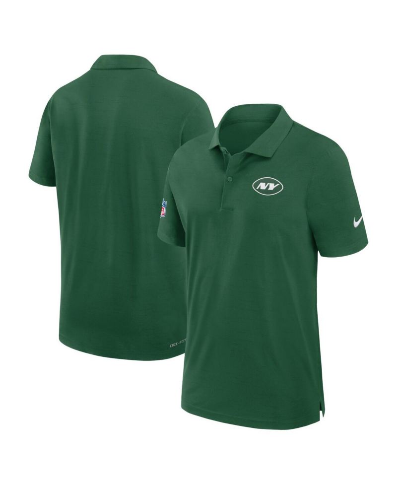 Men's Green New York Jets 2024/25 Sideline Performance Polo Shirt