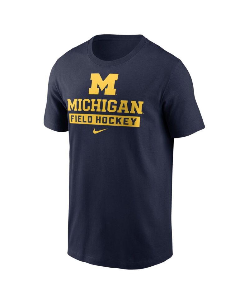 Men's Navy Michigan Wolverines Field Hockey T-Shirt