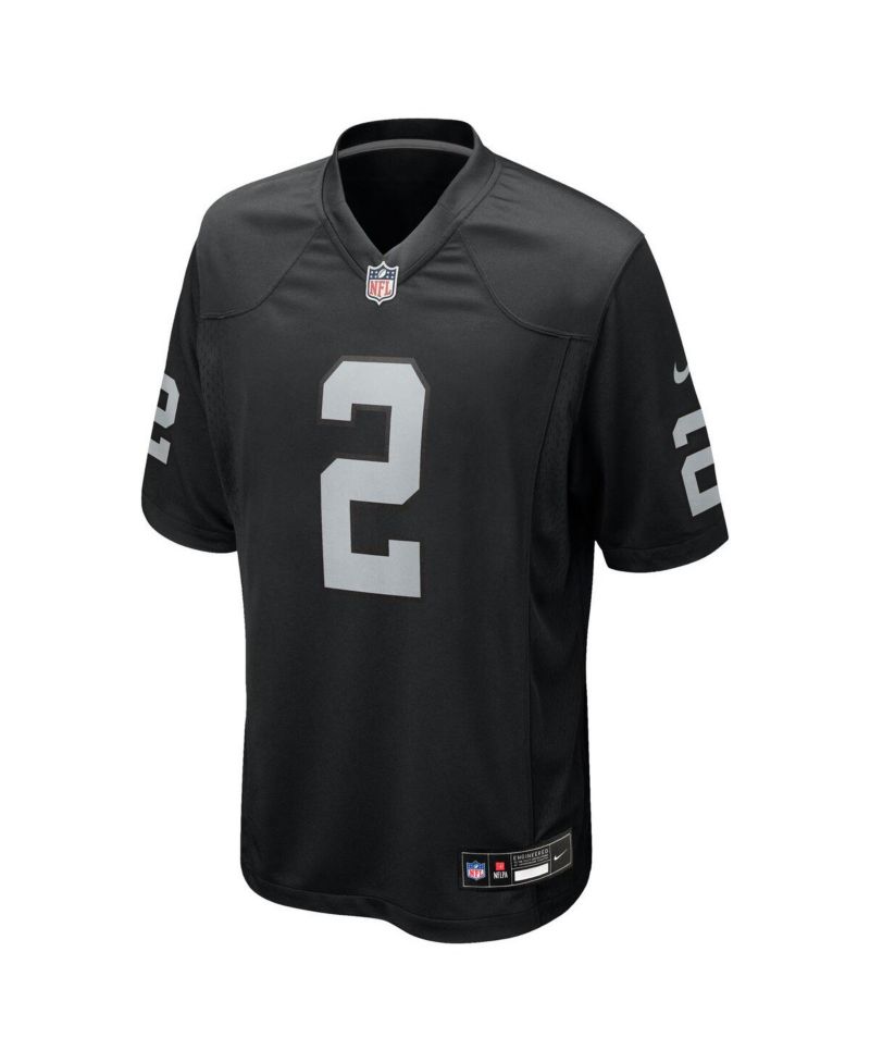 Men's Ashton Jeanty Black Las Vegas Raiders 2025 NFL Draft First Round Pick Game Jersey