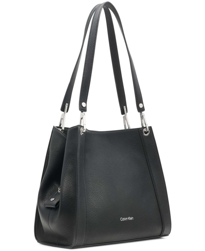 Garnet Triple Small Compartment Tote Bag